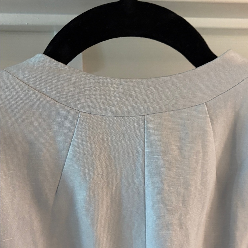 Sigrid Olsen Gray linen Long suit jacket - Picture 10 of 12